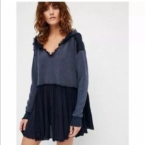 FREE PEOPLE Sweet Dreams Hooded Pullover Small
